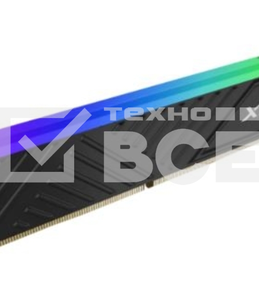 Оперативная память XPG Spectrix D35G RGB, DDR4, 32GB (1x32GB), 3600MHz, CL18, UDIMM, с радиатором, RGB, черный