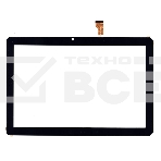 Сенсорное стекло (тачскрин) для BQ-1077L Armor Pro, черное, фото2