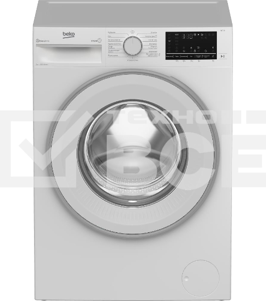 Стиральная машина Beko B3WFR572WW белый, загрузка фронтальная 7 кг, 1200 об/мин., класс: А
