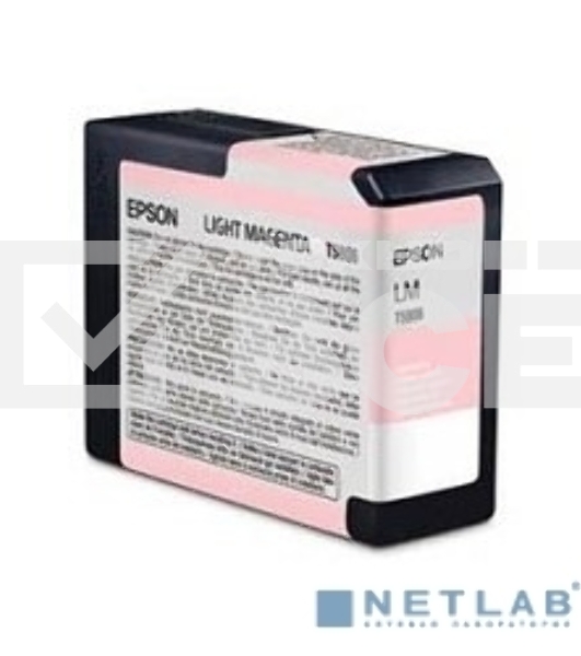 Картридж струйный Epson C13T580B00 светло-пурпурный (80ml)