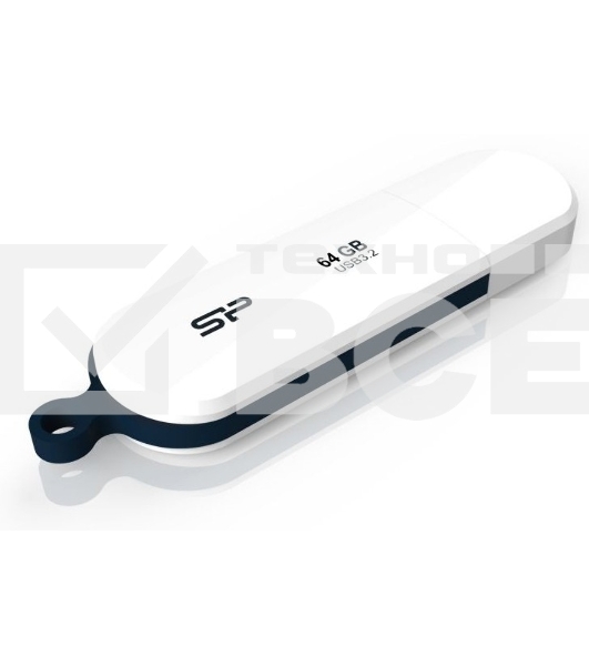Флеш диск 64Gb Silicon Power Blaze B32, USB 3.2, Белый