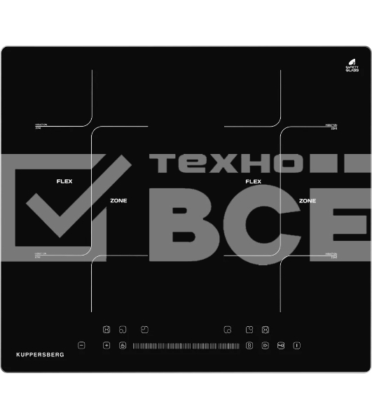 Встраиваемая варочная панель ICS 622 R Индукция, 60 см, 4 конфорки, черный цвет