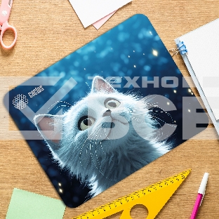 Коврик для мыши Cactus White Cat 300x250x3мм (CS-MPC-D11M)