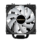 Кулер для процессора ExeGate Dark Magic EXX400V3-PWM.RGB (Al+Cu, черное покрытие, 4 тепл.трубки, LGA1150/1151/1155/1156/1200/1700/1851/AM2/AM2+/AM3/AM3+/AM4/AM5/FM1/FM2/754/939/940, TDP 140W, Fan 120mm, PWM, 800-1800RPM, Hydro bearing, 4pin, 11-24db, 500г брутто, RGB подсветка, с термопастой, на винтах, RTL), фото8