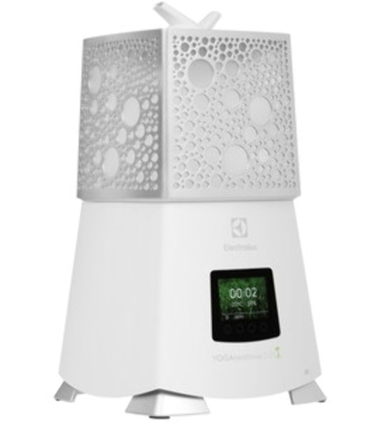 Увлажнитель воздуха Electrolux EHU-3915D белый, 65 м², 9.4 л, ионизация, гигростат