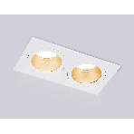 Встраиваемый точечный светильник Ambrella light TN102831/2 WH/GD белый/золото GU5.3/2 178*93*50, фото7