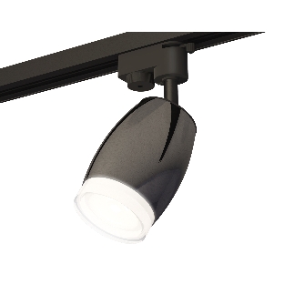 Светильник Ambrella light XT1123012 DCH/SBK/FR черный хром/черный песок/белый матовый MR16 GU5.3 (A2521, C1123, N7160)