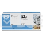 Картридж лазерный HP Q7553A черный для LaserJet P2015 3000 стр., фото 1