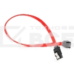 Кабель интерфейсный SATA Cablexpert CC-SATAM-DATA90-0.3M, 30см, угловой разъем, 7pin/7pin, защелка, пакет, фото4