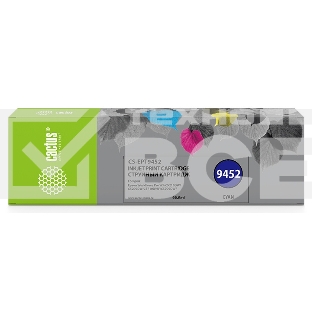 Картридж струйный Cactus CS-EPT9452 (T9452) голубой пигментный (66 мл) для Epson WF-C5290DW/C5790DW