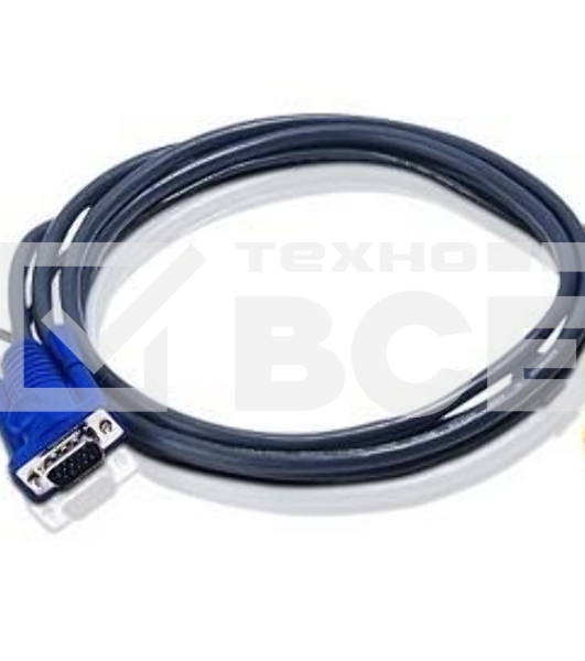 Переключатель ATEN 2L-5202UP Шнур, монитор+клавиатура+мышь Intelligent CABLE HD15M/USBAM 1.8M