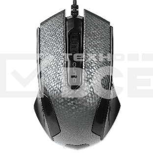 Мышь проводная Qumo Office M14 серый, 1000 dpi, USB, кнопки - 3