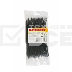 Хомут-стяжка кабельная нейлоновая Rexant 150 x2,5 мм, черная, упаковка 100 шт., фото 1