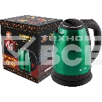 Чайник Матрена MA-002 электрический (1,8 л) стальной зеленый, фото3