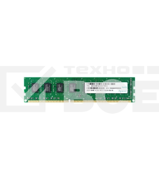 Оперативная память Apacer, DDR3L, 4GB (1x4GB), 1600MHz, CL11, DIMM
