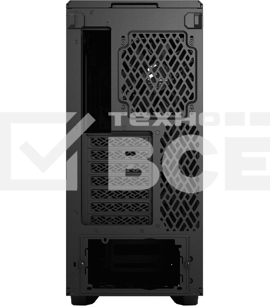 Корпус Fractal Design MESHIFY 2 COMPACT BLACK - TG / ATX, TG / 2x140mm & 1x120mm fans inc. / FD-C-MES2C-03