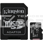 Флеш карта microSDHC 256GB microSDXC Class10 Kingston <SDCS2/256GB> UHS-I Canvas Select up to 100MB/s с адапт., фото7
