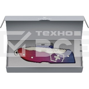 Нож перочинный Victorinox Evoke Alox (0.9415.D221) 136мм 5функц. синий/красный подар.коробка