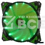 Вентилятор для корпуса Crown CMCF-12025S-1222 черный/зеленый, 120 мм, 1650 об/мин, 28 дБ, 3 pin, фото2