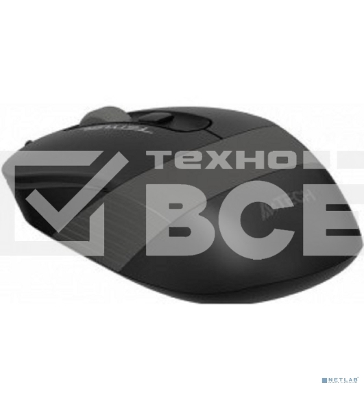 Мышь проводная A4Tech Fstyler FM10 черный/серый, 1600 dpi, USB, кнопки - 4