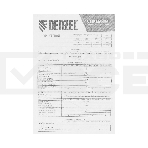 Шнур сетевой Energy Series, ПВС, 3 м, 2х1 мм, с неразборной вилкой, белый Denzel, фото3