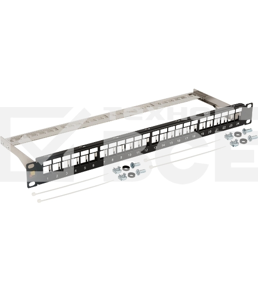 Патч-панель наборная Lanmaster LAN-PPN24OK-STP 19