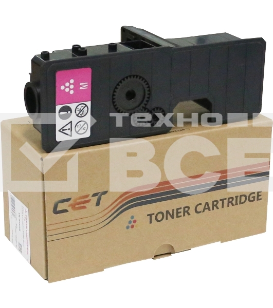 Картридж лазерный (PK208) TK-5230M для KYOCERA ECOSYS P5021cdn/M5521cdn (CET) Magenta, 33г, 2200 стр., CET8995M