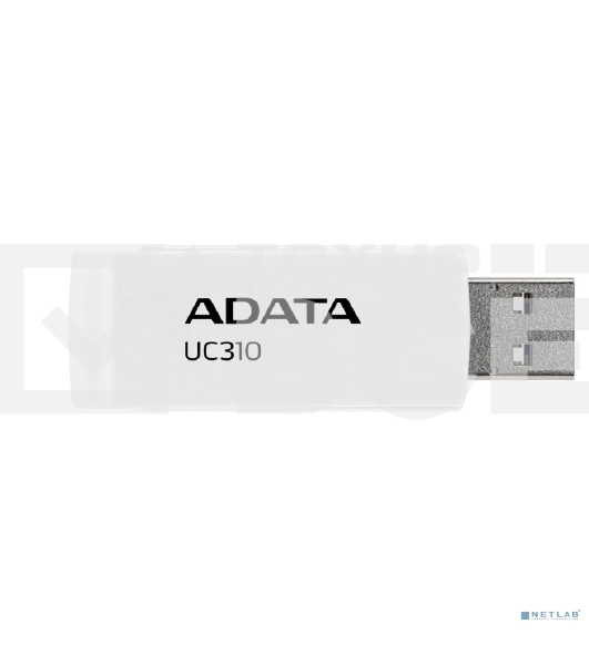 Флешка USB ADATA UC310 (UC310-64G-RWH), 64Gb, USB 3.2 Gen 1, R/W 100/30, белый