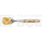 Щетка для посуды круглая d 60х230 мм, бамбуковая рукоятка, Home Palisad, фото6