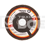 Круг лепестковый торцевой Kranz P60, 115х22,2 мм, фото 1