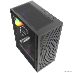 Компьютерный корпус Powercase Mistral EA17, Tempered Glass, 4x 120мм ARGb PWM Fan, черный, ATX (CMAEA17-A4), фото 1