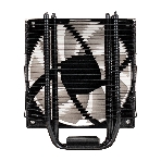 Кулер для процессора ExeGate Dark Magic EXX400V3-PWM.RGB (Al+Cu, черное покрытие, 4 тепл.трубки, LGA1150/1151/1155/1156/1200/1700/1851/AM2/AM2+/AM3/AM3+/AM4/AM5/FM1/FM2/754/939/940, TDP 140W, Fan 120mm, PWM, 800-1800RPM, Hydro bearing, 4pin, 11-24db, 500г брутто, RGB подсветка, с термопастой, на винтах, RTL), фото7