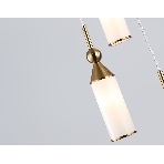 Светильник Ambrella light LH55272/3 BS/FR латунь/белый матовый E14 max 40W D230*1200, фото3