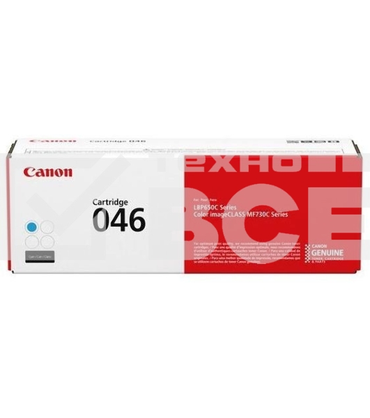 Картридж лазерный Canon 046C голубой для i-SENSYS MF732/734/735, LBP653/654 2300 страниц