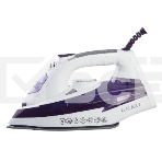 Утюг Galaxy Line GL 6106, белый с фиолетовым, паровой, 2200 Вт, постоянный пар 50 г/мин, паровой удар 180 г/мин, функции: «Самоочистка», «Антикапля», «Антинакипь», функция увлажнения, вертикальное отпаривание, индикатор нагрева, защита от перегрева, керам, фото2