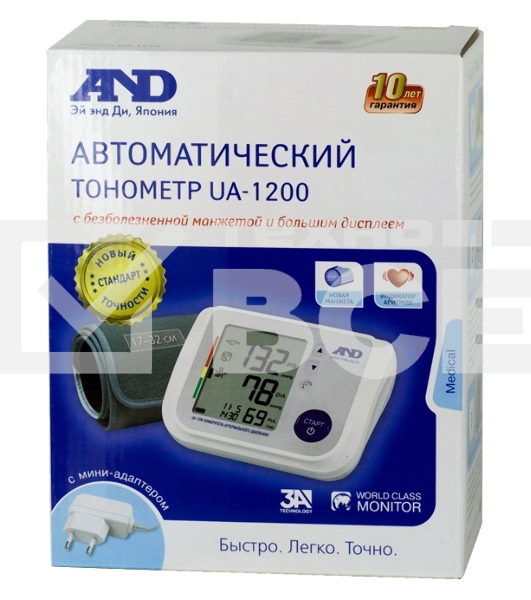 Тонометр автоматический A&D UA-1200