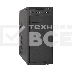 Компьютерный корпус Minitower ExeGate MA-372UX Black, mATX <UN500, 120mm> 2*USB+2*USB3.0, Audio, фото 1