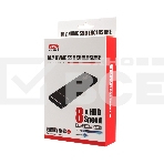 Внешний корпус AgeStar USB 3.1 Type-C M.2 NVME (M-key)  AgeStar 31UBNV5C (BLACK), алюминий, черный, фото 1