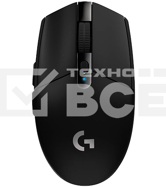 Мышь беспроводная Logitech G305 Lightspeed черный, 12000 dpi, радиоканал, USB, кнопки - 6