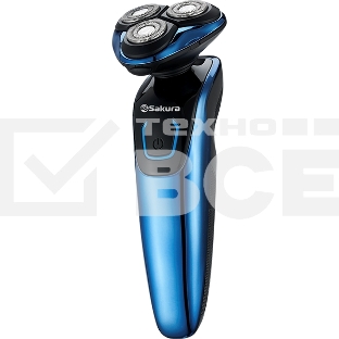Электробритва Sakura SA-5420BL 3гол триммер влаж.бритье