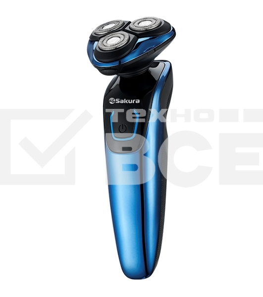 Электробритва Sakura SA-5420BL 3гол триммер влаж.бритье