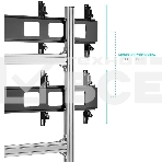 Напольный мобильный стенд ONKRON FSPRO2L-22 для видеостен 2х2 4 x 40”- 50