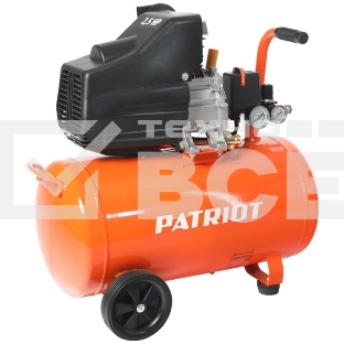 Компрессор PATRIOT EURO 50/2601.8кВт 220В 260л/мин 50л выход быстросъём елочка 8мм