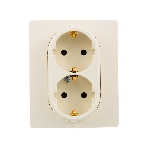 Розетка 2X2К+З винтыСЛНК ETIKA Розетка 2X2К+З винтыСЛНК ETIKA, фото2