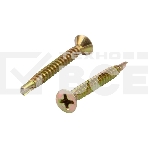 Саморез оконный KRANZ сверло, 3.9х32, желтый цинк, короб (500 шт./уп.), фото4