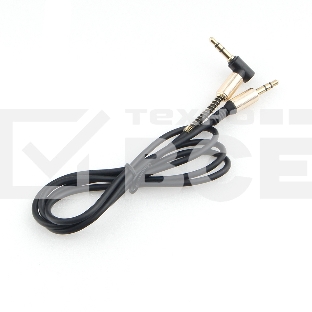 Кабель Cablexpert аудио 90˚ CCAB-02-35MML-1MB. 3.5 Jack (M)/3.5 Jack (M), черный, 1м, блистер