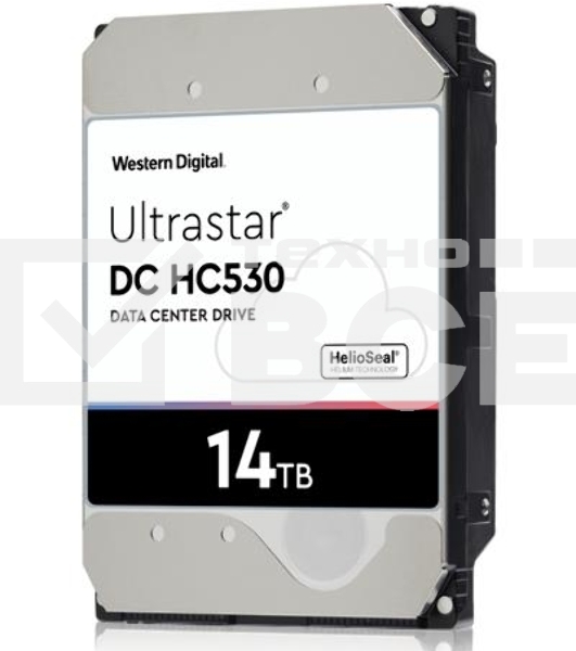 Жесткий диск HDD Server WD/HGST ULTRASTAR HE14 (3.5’’, 14TB, 512MB, 7200 RPM, SATA 6Gb/s, 512E SE), SKU: 0F31284