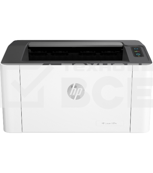 Принтер лазерный HP Laser 107w (4ZB78A), A4, ч/б, печ. 20 стр./ мин., 1200 x 1200 dpi, USB, Wi-Fi, Air Print, Mopria