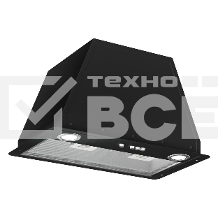 Вытяжка Elikor FLAT 52P-650-K3D черный/черный