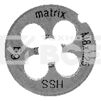 Плашка MATRIX М8x1,25 мм, Р6М5  77077, фото4